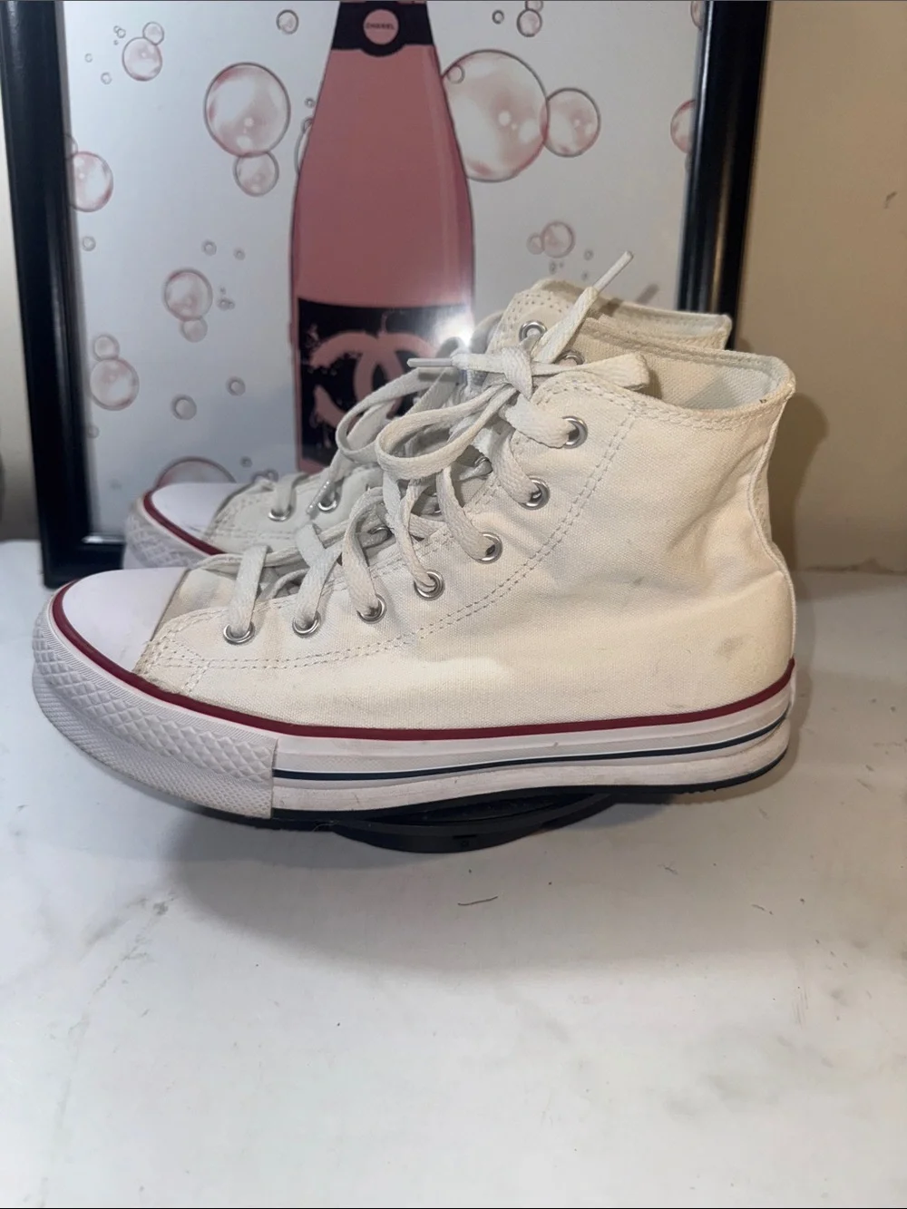 Converse Chuck Taylor All Star High-Top Platform Sneakers - Kids Size 5.5